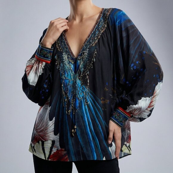 Camilla blouse - mole main image 1